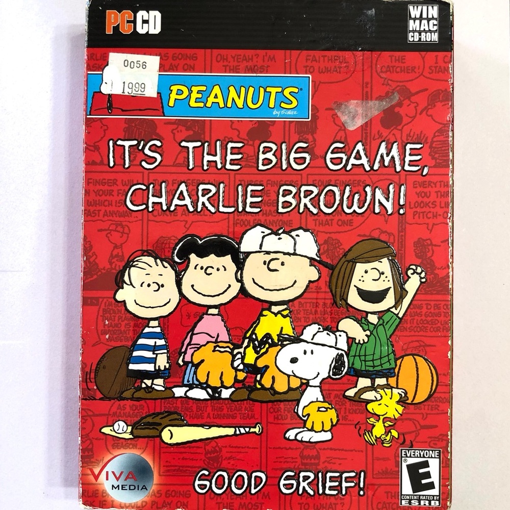 Vintage PEANUTS The Big Game PC CD
